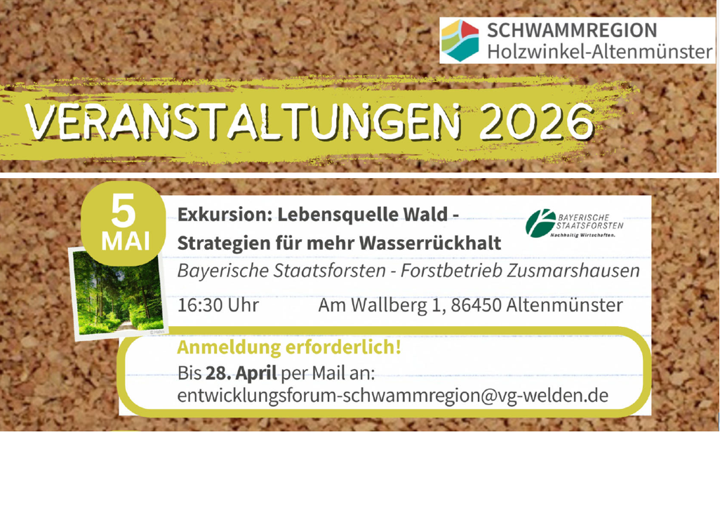 Ausschnitt aus dem Programmposter mit Hinweis auf diesen Termin