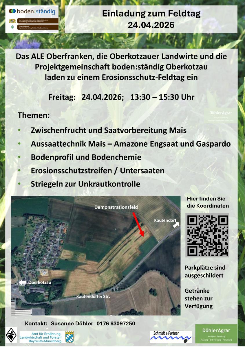 Flyer: Beginn 13:30 in 50°16'08.4"N 11°57'10.4"E