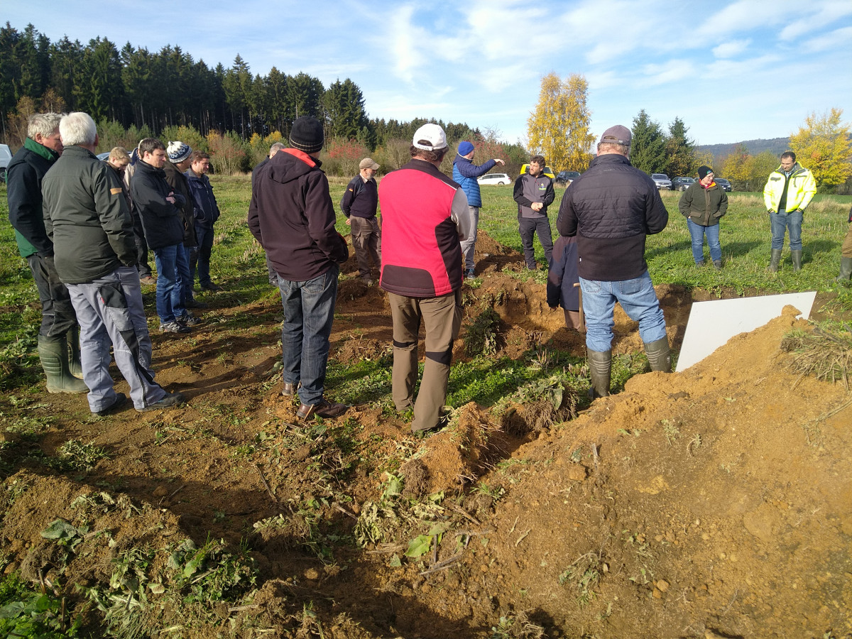 Teilnehmer des Feldtages in Weißenstadt