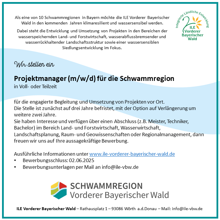 Kurzfassung der Stellenausschreibung (für Inhalte siehe Langfassung u. Text dieser Nachricht)