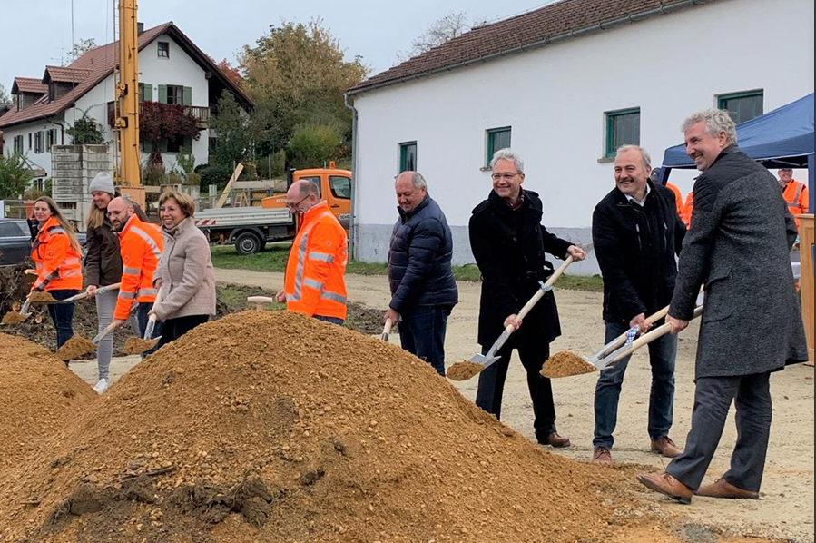 Spatenstich für die Umgestaltung des Kühnhauser Weihers