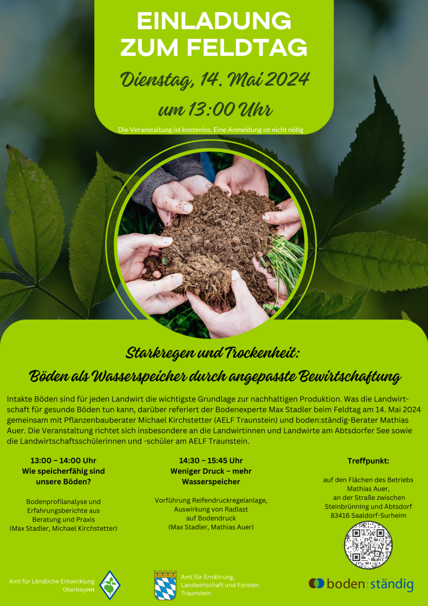 Flyer Feldtag 14.5.2024 am Abtsdorfer See