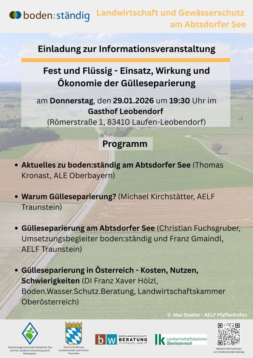 Flyer für eine Infoveranstaltung
